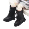 Obitsu11 Schuhe Mode Leder Stiefel Spike Toe hand gefertigte Rindsleder Puppen Schuhe für ob11