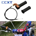 Motorrad Gaszug Twist Griff Grip und Kabel Für 2 Hub 47cc 49cc Mini Motocross Dirt Bike ATV Quad