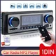 Bluetooth Auto Radio Vintage Dual Knopf MP3 Player FM Stereo Lautsprecher Empfänger Auto retro USB