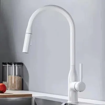 GEGVE Kitchen faucets for kitchen sink Tap chrome-shaped brass flexible faucet removable designed