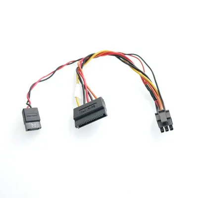 Computer-Strom versorgungs kabel 6p zu sata ssd hdd ungerade optisches Laufwerks kabel für Dell 9020