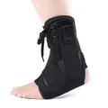 1Pcs Ankle Support Brace Adjustable Ankle Wrap Protector Women Men Lace Up Foot Stabilizer for