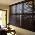 Sunroad Custom Size Wholesale Price Motorized Real Wood Paulwonia Wood Venetian Blinds Window Shades