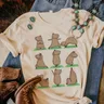 Kapibara Capybara t-shirts frauen sommer anime Y2K t-shirt mädchen manga kleidung