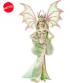 Original Mattel Barbie Signature Doll Mythical Muse Fantasy Dragon Empress Colored Hair Toys for