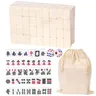 Mahjong Spiel Chinesischen Mahjong Mini Traditionelle Majiang Tragbare Reise Klassische Bord Spiele