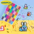 4300PCS+ DIY Pixel Puzzles With Accessories And Tools Handmade Toys For Children Adult 5MM 3D Fuse