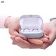 Portable Velvet Double Rings Box Trinket Box Jewelry Organizer Box Wedding Engagement Ring Box