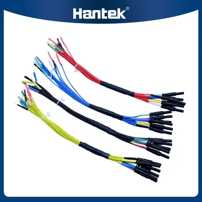 Hantek 6-way Universal Breakout Leads HT306 for Automotive Oscilloscope Diagnostic 4 Sizes 0.6 mm,