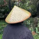 Handgewebter chinesischer Fischerhut Reisbauernhut für Männer und Frauen Party-Kopfbedeckung