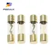 5PCS 10*38 Gold Plated Glass AGU Fuse Fuses Pack Car Audio Amp Amplifier 10A 15A 20A 25A 30A 40A 50A