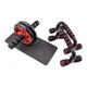 AB Power Wheels Roller Machine Push-up Bar Stand Exercise Rack Workout Home Gym Fitness Equipment