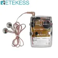 RETEKESS TR624 Transparent Portable Radio AM / FM Pointer Tuning Support Headphones Used for Church