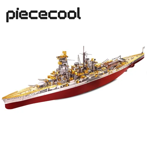 Piece cool 3d Metall Puzzle Modellbau Kits-kongou Schlacht schiff DIY Puzzle Spielzeug Weihnachten