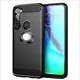 Luxus Gebürstet Carbon Phone Case Für Motorola Moto G Stylus 2020 XT2043 XT2043-4 6.4 "Magnetic Ring