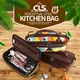 1pc Outdoor tragbare Camping kocher Aufbewahrung tasche Camping liefert Küche Kochgeschirr