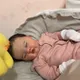 Npk 19inch ashia neugeborene baby puppe wieder geboren lebensechte 3d gemalte haut mit sichtbaren