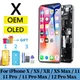 Original OLED Display Für iPhone X XR XS 11 12 13 Pro Max LCD Display Touch Screen Ersatz 3D Touch