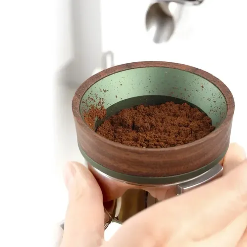 51mm/58mm Kaffeepulver ring Anti-Shedding mit magnetischem Kaffee tuch pulver Edelstahl Kaffeepulver