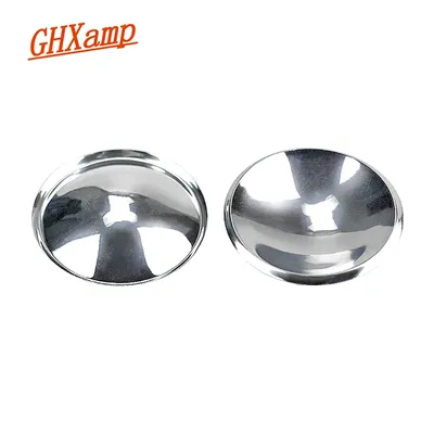 GHXAMP Lautsprecher Staub Kappe 54mm Helle-Silber Woofer Lautsprecher Staub Abdeckung Kunststoff Image