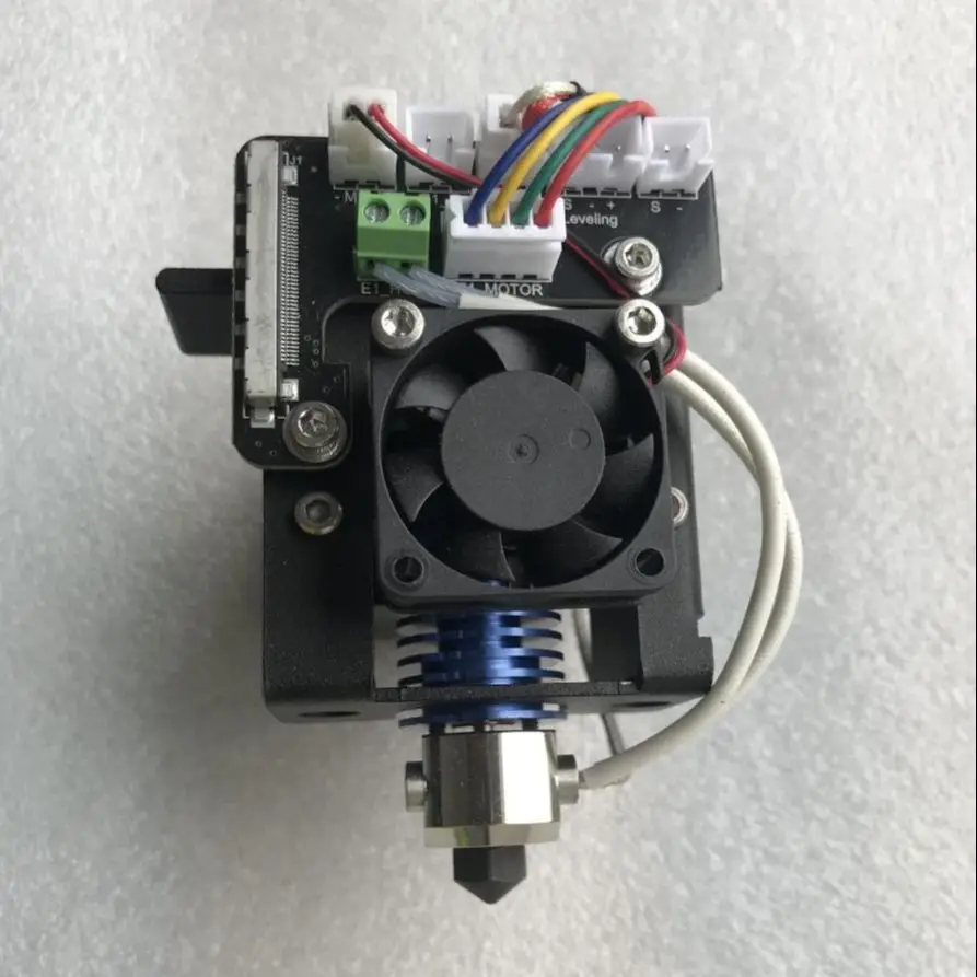 QIDI TECH Normalen und Hohe Temp Doppel Getriebe Extruder Für X-MAX2 / X-PLUS2 (Weiß adapter platte/Farbige adapter platten) Image