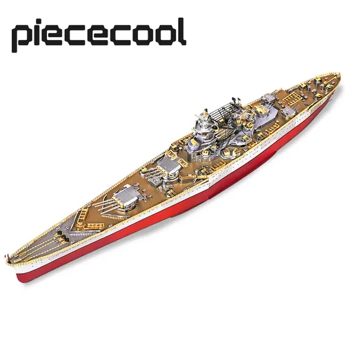 Piececool 3D Metall Puzzles für Jugendliche DIY Schlacht Modell Kit Jigsaw Warship Geburtstag