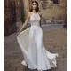 Boho Overall Brautkleid rücken freie Chiffon ärmellose Spitze Brautkleider für Frauen 2023 versand