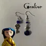 Coraline inspirierte Ohrringe y2k