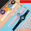 Uhr Armband Lünette Fall für Casio BABY-G BA-111 110 112 120 130 Frauen Silikon harz Armband Damen