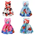 Kinder Prinzessin Kleid für Mädchen Cartoon Meerjungfrau Aschenputtel Prinzessin Kleid Kinder Mickey