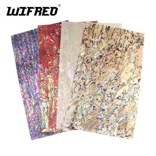 Wifreo Weiß Lila Paua Beschichtet Verbesserte Klebstoff Furnier Blatt Abalone Film Aufkleber für