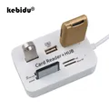 Kebidu 2 in 1 Multi Funktion 3 Port USB HUB 2 0 Splitter Combo Kartenleser Unterstützung Micro TF SD