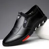 Lässige Lederschuhe für Herren, Frühling 2022, Herrenschuhe, bequeme Slip-on-Arbeitsschuhe, männliche weiche, rutschfeste Slipper, flache Sommerschuhe