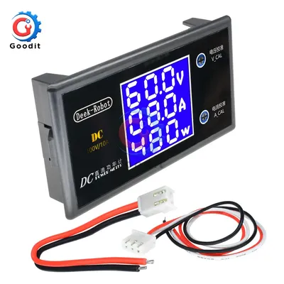 DC 0-500V 10a LCD-Anzeige Digital Voltmeter Ampere meter Watt meter Spannungs strom Leistungs messer