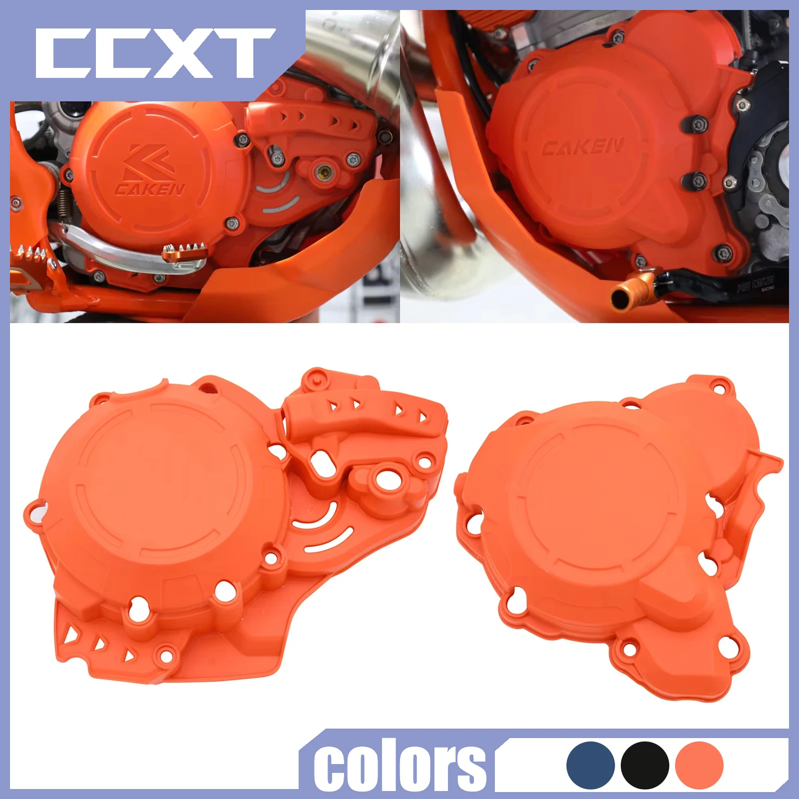 Motorrad Kupplung Abdeckung Zündung Schutz Schutz Für KTM EXC 250 EXC 300 SX 250 XC 250 XC 300 XCW 250 XCW300 TPI 2019 2020 2021 2022 Image