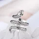 Süße Snake Tier Thai Silber Damen Finger Ringe Förderung Schmuck Frauen Geburtstag Geschenk Tropfen