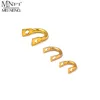 MNFT 50PCS Spinner Easy Spin Spinner Gabelköpfe Gefaltet Größe L/M/S Gold Silber DIY Angelköder Zubehör
