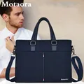 MOTAORA Neue Casual männer Business Aktentasche Leder Handtasche Für Männlichen Büro Laptop Taschen
