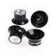 Gitarre 2 Tone 2 Volumen Control Knob Silber Top Hut Glocke 6mm Durchmesser Topf Für Gibson Les Paul