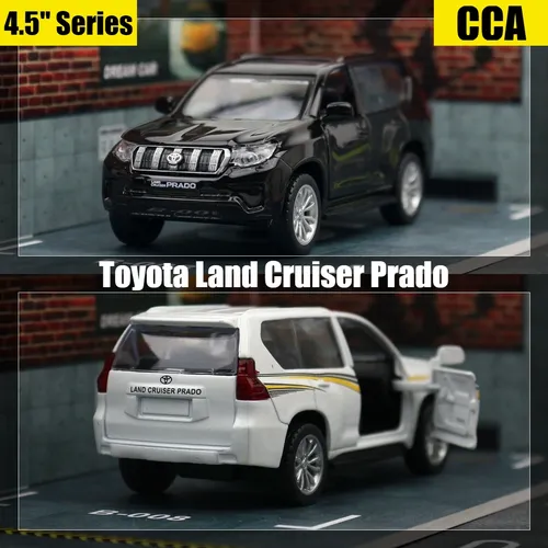1/43 Toyota Land Cruiser Prado Auto Spielzeug für Kinder Druckguss Metall Sport Geländewagen