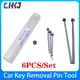 CHKJ 6 Teile/los Auto Remote Key Pin Pin Removal Demontage Werkzeug Schlosser Reparatur Werkzeuge