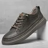 Weiße Oxford-Schuhe für Herren im Frühjahr/Winter, echtes Leder, bequeme, atmungsaktive Freizeitschuhe mit weicher Sohle, große Größe: 36–47