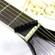 2 Teile/los Buffalo Knochen Elfenbein Oberen Gitarre Brücke Nut Sattel Für 6 String Akustische