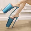 Heiße Verkäufe 2021 Sommer Stil Sexy Frauen Sandalen 30,8 cmHigh Heels Offene spitze Schnallen Nachtclub Partei Schuhe Schwarz Große Größe 50 21-8