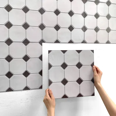 3D Wanda uf kleber selbst klebende dekorative Wandfliesen schälen und kleben Fliesen Backs plash für Küche Bad wasserdichte Fliesen Aufkleber Image