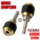 50/60/150mm Bohrfutter Schrauben dreher Schlags ch rauber Keyless Adapter 1/4 ''Sechs kant schaft