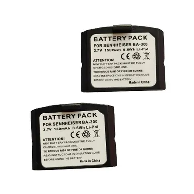HC-BA300 NCI-PLS100H 3,7 V Batterie 500898 für Sennheiser IST-410, IST-4200,RI-410, RR4200, RS-4200, Set 830/840/900