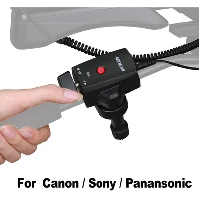 Camcorder Zoom Controller ZC-1 Videokamera Zoom Videoaufzeichnung Fernbedienung mit 2,5 mm Kabel für Sony Canon Panasonic