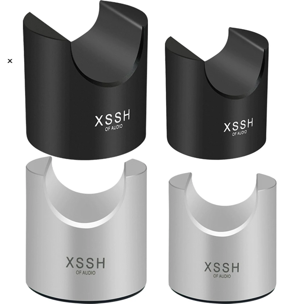 Schwere Kabel rinne Hifi Hold Lautsprecher Power Wire Kabel rinne Ständer Spike Stütz rahmen Aluminium Trail ing Pad Absorber Audio Spikes Image