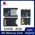 Original m2 Speicher karte 8GB 4GB 2GB 1GB Memory Stick Micro für Sony Ericsson Telefon & PSP mit m2